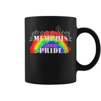 Memphis Pride Rainbow For Gay Pride Coffee Mug | Mazezy