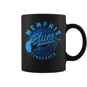 Memphis Tennessee Tn Pride Guitar Blues Music Vintage Coffee Mug | Mazezy