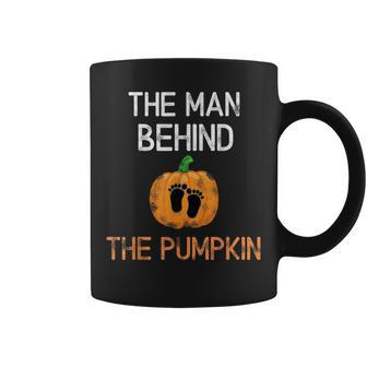 Mens Expecting The Man Behind The Pumpkin Halloween New Dad Coffee Mug | Mazezy