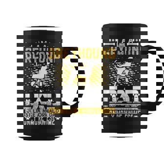 Mens Funny Greyhound Dad Like A Normal Dad Only More Awesome Coffee Mug - Thegiftio