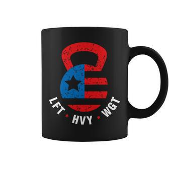 Mens Funny Gym Bro Fitness Workout Gear American Vintage Novelty Coffee Mug - Monsterry