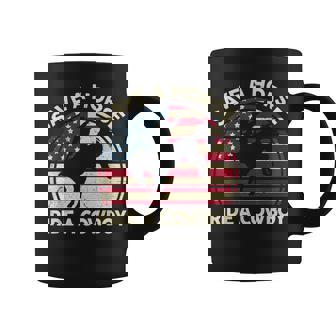 Mens Horse Racing Save A Horse Ride A Cowboy Horse Lover Coffee Mug - Thegiftio