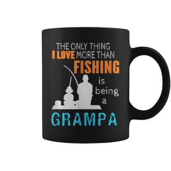 Mens More Than Love Fishing Grampa Special Grandpa Coffee Mug - Thegiftio UK
