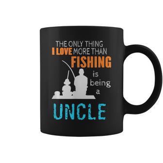 Mens More Than Love Fishing Uncle Special Uncle Coffee Mug - Thegiftio