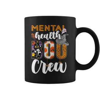 Mental Health Boo Crew Halloween Matching Counselor Coffee Mug - Thegiftio UK