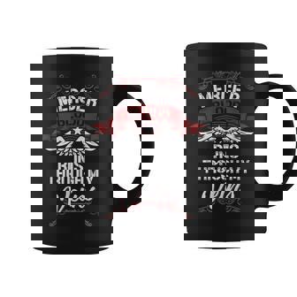 Mercer Blood Runs Through My Veins Last Name Family Coffee Mug - Seseable