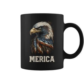 Merica Eagle Mullet 4Th Of July Men Women American Flag Usa  Coffee Mug