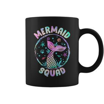 Mermaid Squad Themed Birthday Party Mermaids Family Matching Coffee Mug