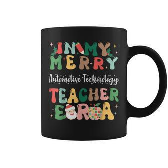 In My Merry Automotive Technology Teacher Era Christmas Coffee Mug | Mazezy