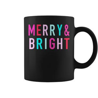 Merry And Bright Christmas Family Matching Christmas Coffee Mug - Seseable