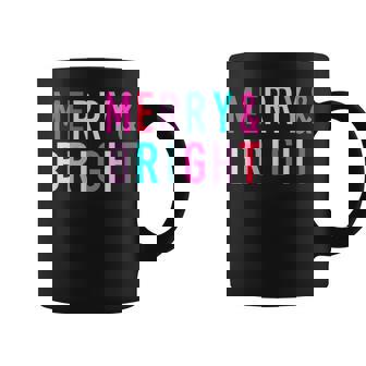 Merry And Bright Christmas Family Matching Christmas Coffee Mug | Seseable CA
