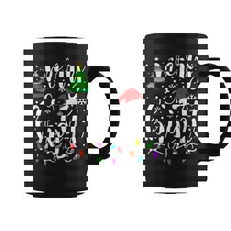 Merry And Bright Christmas Lights Family Christmas Coffee Mug - Thegiftio