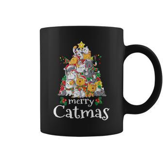 Merry Catmas Cat Dad Cat Mom Christmas Cat Men Coffee Mug - Thegiftio UK