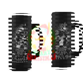 Merry Christmas Doberman Santa Hat Dog Lovers Ugly Sweater Coffee Mug - Thegiftio UK