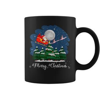 Merry Christmas Flamingo Chistmas Season Coffee Mug | Mazezy