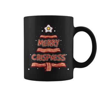Merry Crispness Oh Bacon Tree Bbq Ugly Christmas Sweater Coffee Mug - Monsterry DE