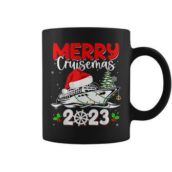 Merry Cruisemas 2023 Cruise Ship Family Christmas Pajamas Coffee Mug - Seseable