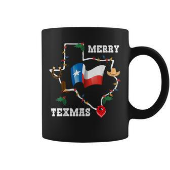 Merry Texmas Texas Flag Christmas Xmas Family Holidays Coffee Mug - Thegiftio