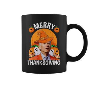 Merry Thanksgiving Joe Biden Confused Holidays Coffee Mug - Thegiftio UK