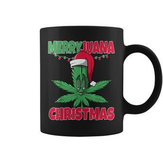 Merryjuana Christmas Marijuana Weed Christmas Coffee Mug | Mazezy