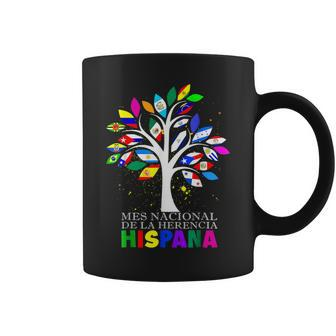 Mes Nacional De La Herencia Hispana Flags Countries World Coffee Mug | Mazezy
