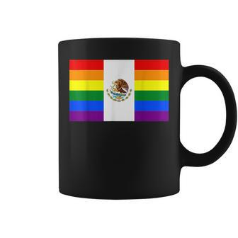 Mexican Lbgtq Rainbow Gay Pride Flag Espanol Classic-Fit Coffee Mug | Mazezy