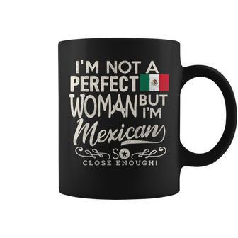 Mexico Flag Woman Mexican Pride Souvenir Funny Coffee Mug | Mazezy