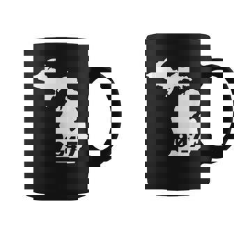 Michigan 947 Area Code Coffee Mug | Mazezy