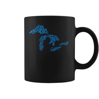 Michigan Love Great Lakes Coffee Mug | Mazezy