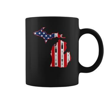 Michigan Usa Fourth July 4Th Fathers Dad Day Bbq Summer Gift Funny Gifts For Dad Coffee Mug | Mazezy