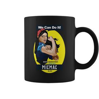 Micmac Native American Indian Woman Never Underestimate Coffee Mug - Seseable