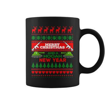 Military Ugly Christmas Sweater Army Coffee Mug - Monsterry