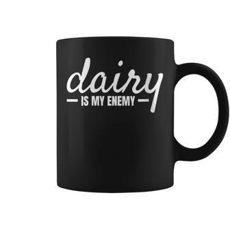Milk Intolerance Lactose Free Intolerant Dairy Is Scary Coffee Mug | Mazezy