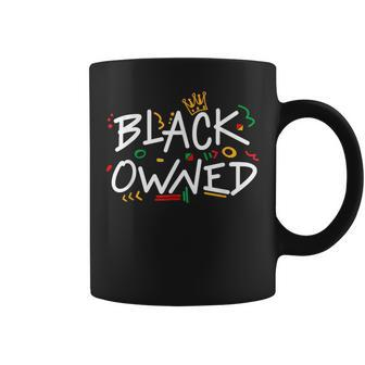 Minding My Owned Black Business Men Women Junenth Pride Coffee Mug - Seseable