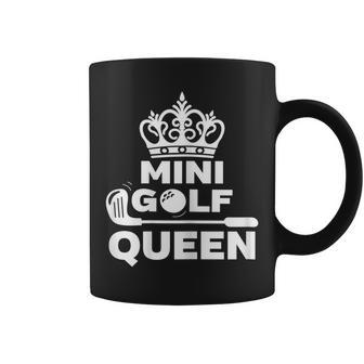 Mini Golf Queen Funny Matching Couples Golfing Gift Gift For Womens Coffee Mug | Mazezy