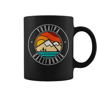 Minimalist Outdoors Yucaipa California Ca Coffee Mug | Mazezy