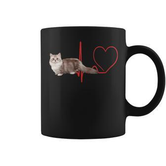 Minuet Napoleon Cat Heartbeat Ekg For Cats Lover Coffee Mug | Mazezy
