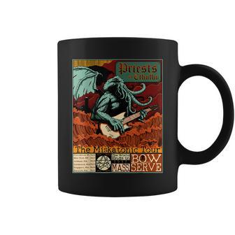 Miskatonic Cthulhu The Great Rock Cosmic Horror Parody Parody Coffee Mug | Mazezy
