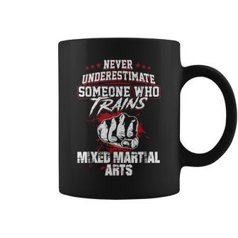 Mixed Martial Arts Never Underestimate Someone Coffee Mug - Seseable