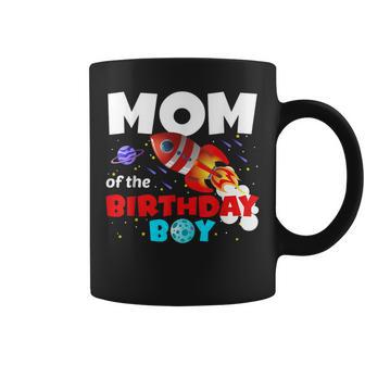 Mom Of Birthday Boy Two The Moon Space Party Decorations Coffee Mug - Monsterry AU