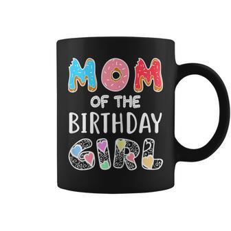 Mom Of The Birthday Girl Donut Party Idea Coffee Mug | Mazezy