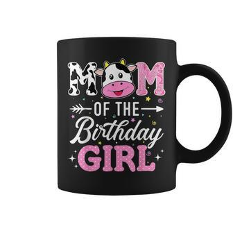 Mom Of The Birthday Girl Farm Cow Mother Mommy Mama Coffee Mug - Thegiftio UK