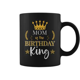 Mom Of The Birthday King Theme Party Bday Celebration Coffee Mug - Seseable