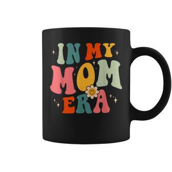 In My Mom Era Groovy Mama Retro Cool Mom Birthday Coffee Mug | Mazezy DE