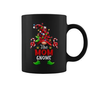 Mom Gnome Christmas Buffalo Plaid Family Gnomes Matching Pjs Coffee Mug - Thegiftio UK
