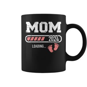 Mom Loading 2024 For Pregnancy Announcement Gifts For Mom Funny Gifts Coffee Mug | Mazezy