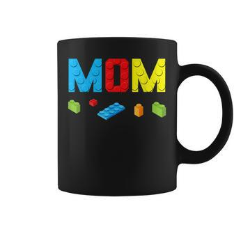 Mom Master Builder Building Bricks Blocks Family Set Parents Coffee Mug - Seseable