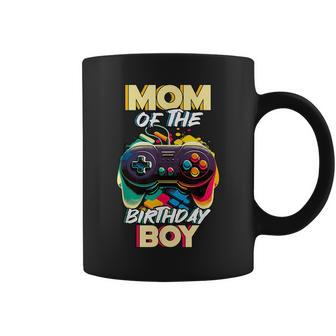 Mom Of The Birthday Boy Matching Gamer Birthday Party Coffee Mug | Mazezy