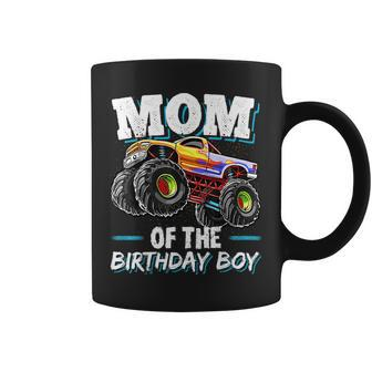 Mom Of The Birthday Boy Monster Truck Birthday Novelty Gift Coffee Mug - Seseable