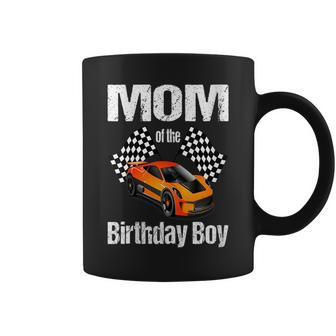 Mom Of The Birthdayboy Party Racing Race Car Gift For Womens Gifts For Mom Funny Gifts Coffee Mug | Mazezy